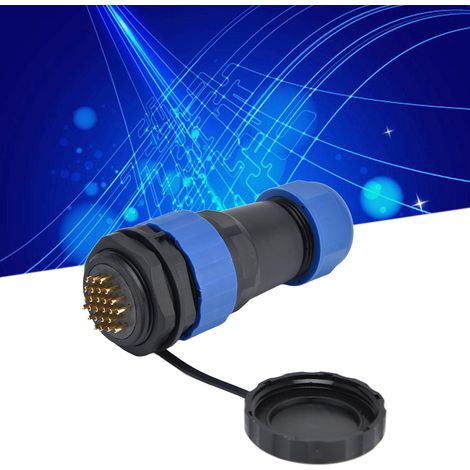 SP28 Rückmutter, IP68 wasserdichte Rückmutter für Luftfahrtstecker und -buchse, mehradrige verschweißte Stecker- und Buchsenverbindung, 250 V 5 A 26 Pins. (1/5)