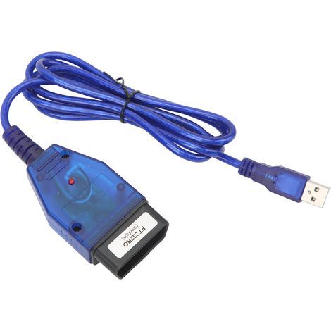 Câble de diagnostic OBD2, adaptateur de connecteur pour outil de diagnostic ECU avec commutateur à 4 positions, remplacement pour diagnostic ECU Fiat (1/5)