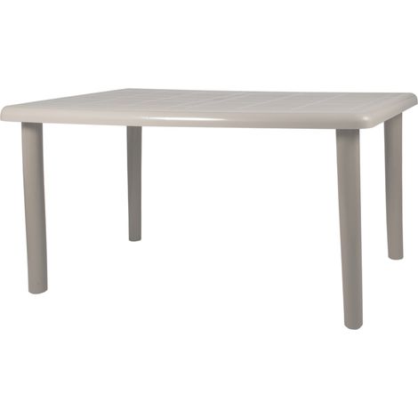 Mesa oval reciclada exterior 140x90 arena desierto OLOT garbar