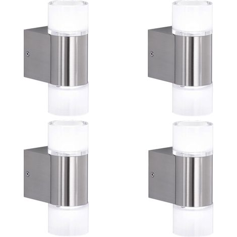 [NEUWERTIG] 4er-Set Trio LED Wandleuchte RL181, Strahler Wandlampe, inkl. Leuchtmittel