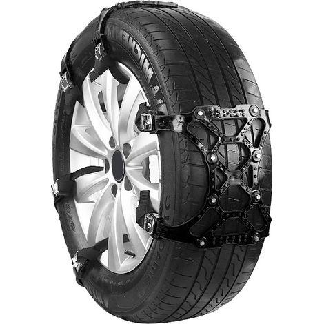 Chaîne antidérapante, chaîne antidérapante universelle pour voiture - Pneu - Voiture/Camion/SUV, Antidérapante/Universelle/Réglable (1/4)