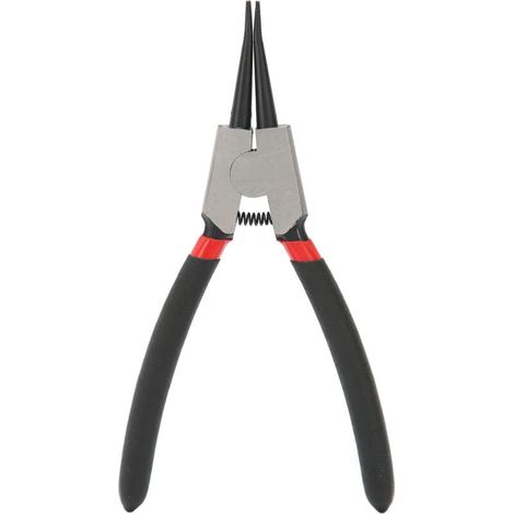Jeffergarden Pince à circlips externe droite en acier au carbone avec revêtement en caoutchouc, multifonctionnelle, SK-112-6D, 150 mm, 1,5 mm (1/5)