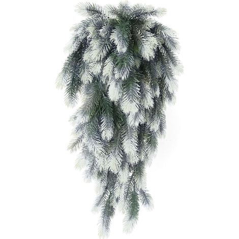 Guirlande Fausse Florale - Décoration Murale Porte Extérieure Intérieure - 76 2 Cm - Blanc - 1 Pièce (1/5)