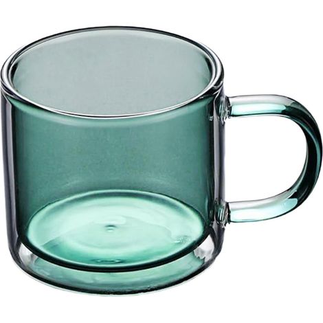 8 Glas-Kaffeebecher - Isoliergläser mit großem Espresso-Latte-Cappuccino-Becher (1/5)
