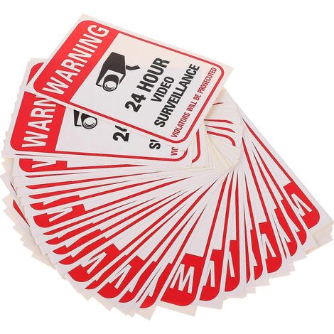 Autocollants décoratifs pour panneaux vidéo, lot de 100 feuilles - Faciles à installer et pratiques (1/5)