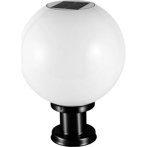 Solarbetriebene LED-Globusleuchte zur Mastmontage für den Außenbereich (1/5)