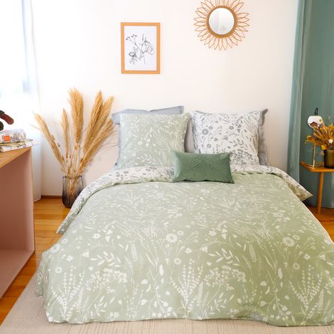 Parure de lit satin de coton SUSIE 240x220 cm (1/5)