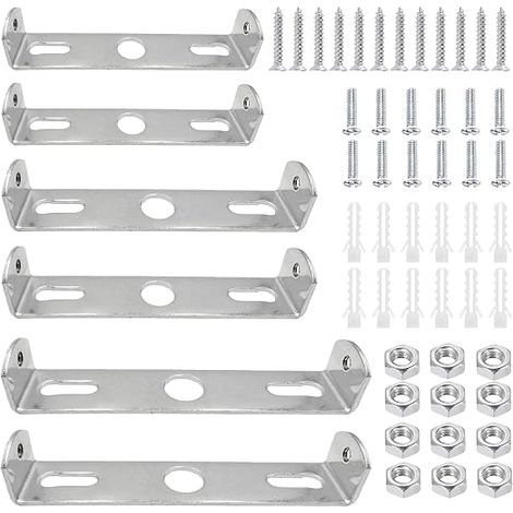 Support de Fixation Plafonnier, Accroche Plafond Universel 90/100/105mm Montage Solide pour Plafonnier Applique Murale Suspension et Spot Luminaire Plaque de Plafond pour Maison et Bureau (1/5)