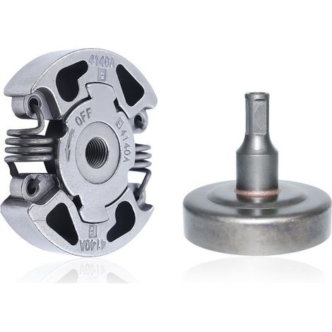 Kit Embrayage et Cloche Compatible pour Débroussailleuse Stihl FS38 FS40 FS45 FS50 FS55 FS70 Pièces Détachées (1/4)