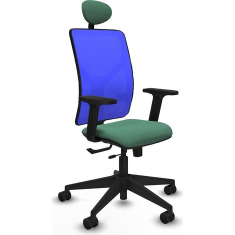 Silla de oficina piqueras y crespo Motilla negro brazos ajustables (1/2)