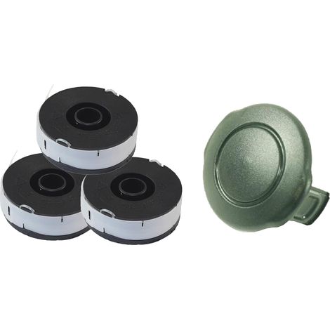 Jeu de bobines, 3 pièces avec capot pour tondeuse à gazon Florabest FRT 430 LIDL IAN 41955