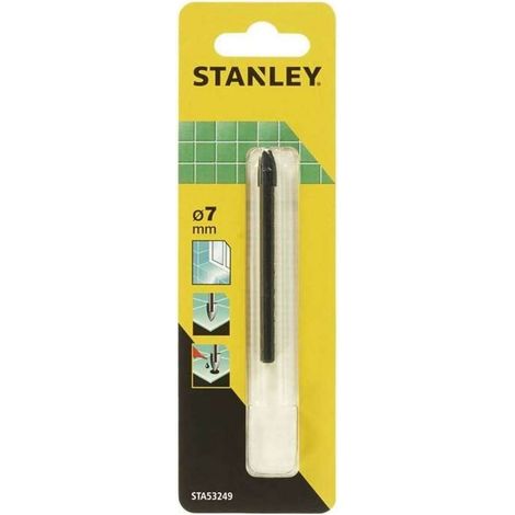 Stanley - Trapano per piastrelle, pavimentazione e vetro, diametro 7 mm STA53249-QZ (1/2)