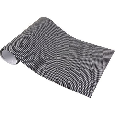 1 film de protection pour phares et feux arrière, motif nid d'abeille, 107 × 30 cm, PVC noir (1/5)