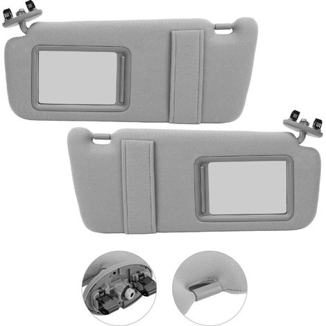 Pare-soleil gris avec miroir, compatible avec les modèles Camry 2007-2011 74320 06800 B0