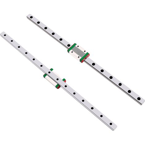 Guía lineal, carro de 2 piezas, compatible con impresoras 3D, 350 mm, MGN9H (1/2)