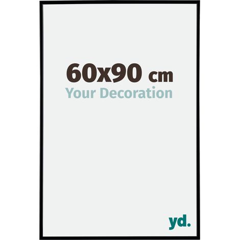 yd. - Cadre photo 60x90 - Noir Mat - Plastique - Evry
