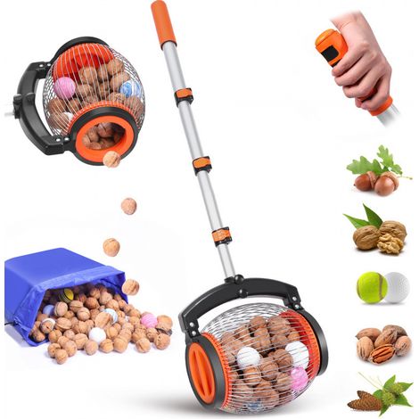 Ramasse-Noix et Marrons Roulant - Collecteur de Fruits Multifonction, Outil de Jardinage, Ramassage Efficace - Alovez (1/5)