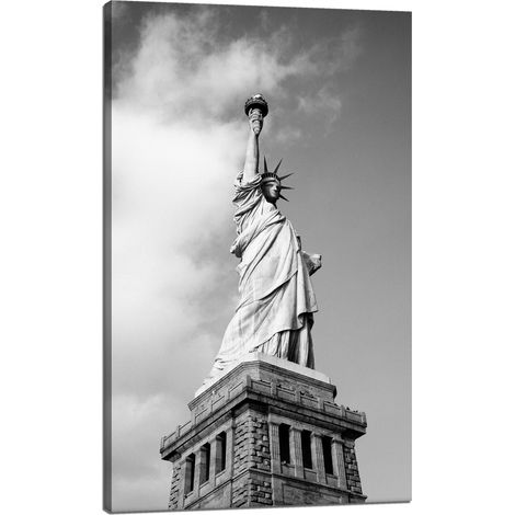 Cuadro sobre lienzo: Arquitectura, Estatua de la Libertad, 60x100 cm