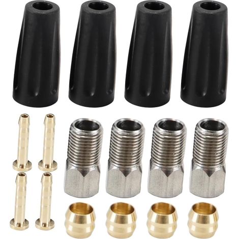 Kit de flexibles de frein à disque hydrauliques BH59, connecteur olive, compatible avec les modèles M355 / M395 / M445 / M446 / M447 (1/5)