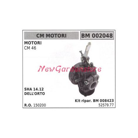 Carburatore a vaschetta CMMOTORI motopompa CM 46 002048