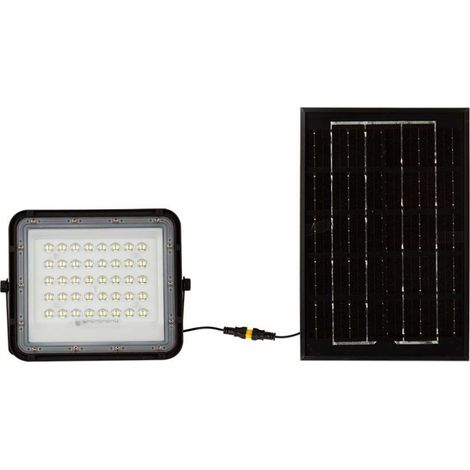 Foco LED V-TAC con mando a distancia y panel solar 6W Blanco Frío IP65