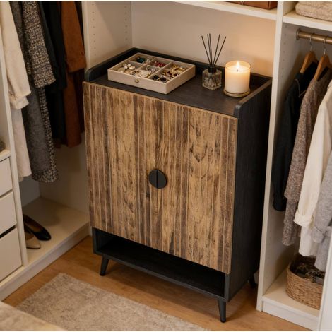 Vintage Holz Schuh Schrank,Rustikalischer Schrank,Storage Organizer,Praktischer Schuhschrank(nur Schrank) (1/5)