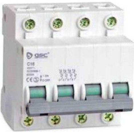 Disjoncteur 4P 4A courbe C 43667