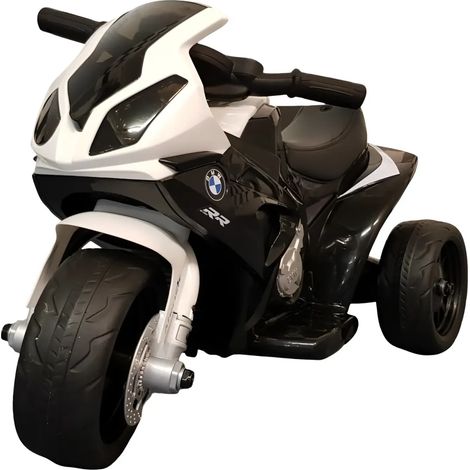 BMW Moto Elettrica per Bambini a Batteria 3 Ruote Motorino Scooter Cavalcabile
