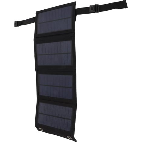 Chargeur de Panneau Solaire Pliant 20W, Puissance Mobile (1/5)