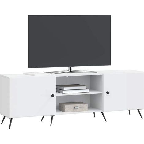 Maison Exclusive - Meuble TV Blanc 150 x 31 x 50 cm Bois d'ingénierie