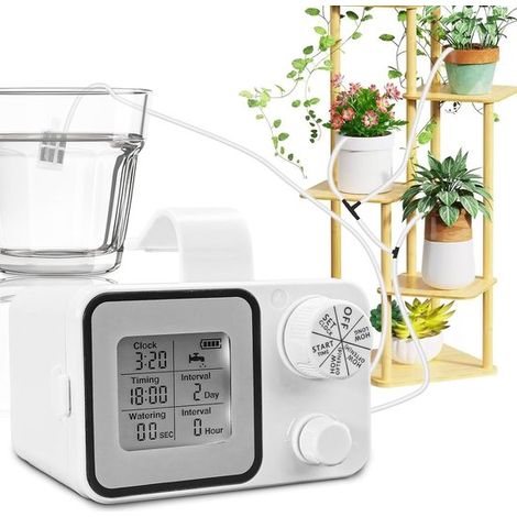 Système d'arrosage automatique - Convient aux plantes d'intérieur - Irrigation des plantes en pot - Idéal pour les vacances - Convient pour le jardin, le balcon, le bureau et la serre. (1/5)