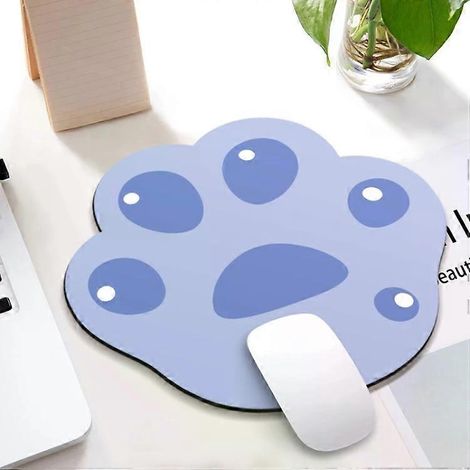 Tapis de souris mignon à motif de chat (lot de 3), 280 x 250 x 3 mm, bleu. (1/5)