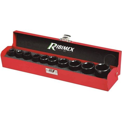 Coffret de 10 Douilles 1/2 po - L. 38 mm - Outils de Précision - Idéal pour Réparations - D-Work (1/2)