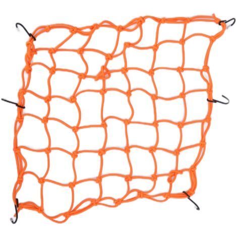 Motorcycle Helmet Mesh Latex Filament for Electric Vehicles Off-Road Sports Cars (Orange) (1/5)