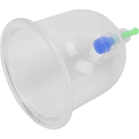 Ventouse Réutilisable en Verre Transparent pour Soulager Douleurs Dos, Jambes et Cou - Set de Tasse de Succion à Vide (1/5)