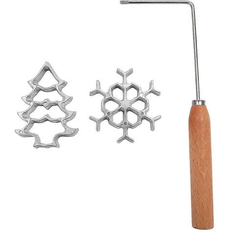 Moule à friture creux en alliage d'aluminium pour beignets de crevettes, ustensiles de cuisine, moule à gaufres B (1/5)