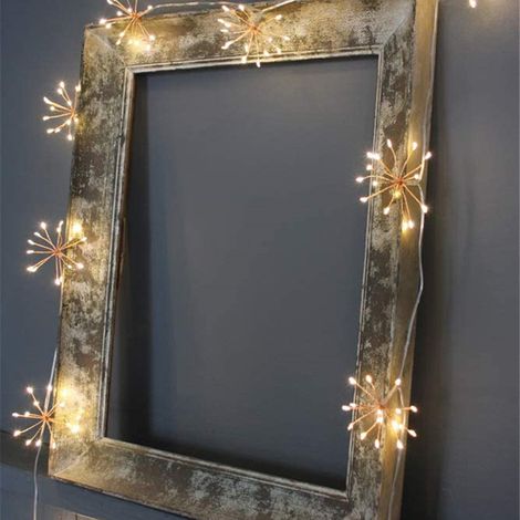 Guirlande lumineuse féérique USB 100 LED, effet feu d'artifice, pour Noël, chambre, fête, mariage, festival… Décoration (1/5)