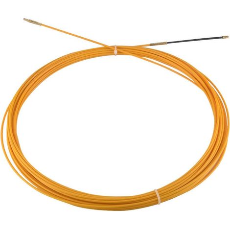 Guide-câbles en fibre de verre de 20 m et 3 mm, avec tire-câbles (voir illustration) (1/5)