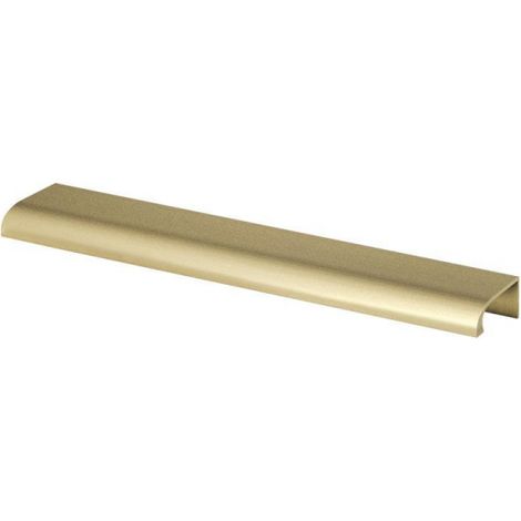 1 manche aluminium or brossé longueur 120 mm, poignée élégante (1/3)