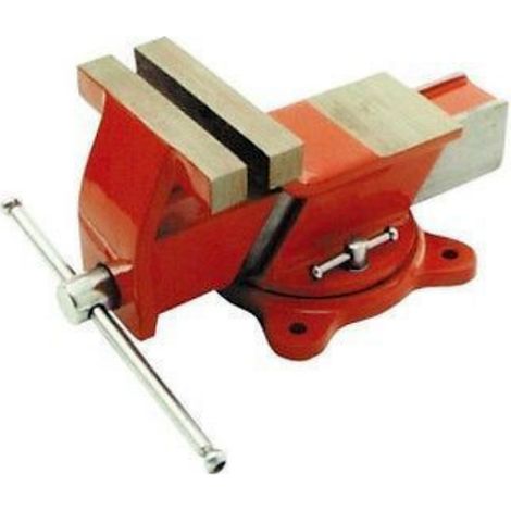 Morsa da banco girevole in acciaio utilia da 100 mm o 125 mm varianti 100 mm