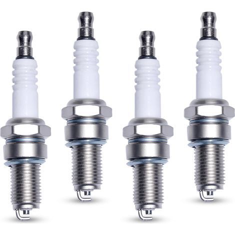 4 Pièces D8TC Bougie d'allumage Remplacement pour CG 125cc 150cc 200cc 250cc 4 Temps ATV Dirt Bike Go Kart Cyclomoteur Scooter (1/5)