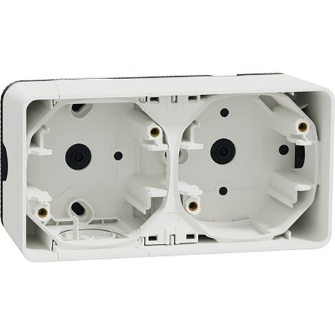 Caja de superficie de Schneider Blanco - 2