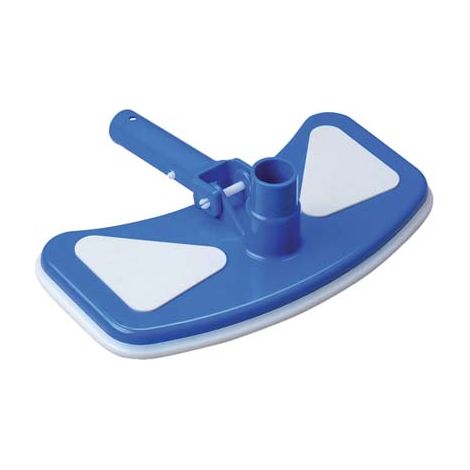 SPAZZOLA PISCINA ASPIRANTE RETTANGOLARE DOMUS  ATTACCO MM 28 TUBO MM 32/38 CM 29X13
