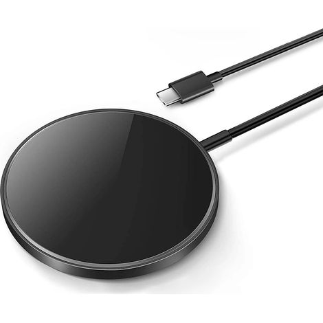 [KK] Compatible avec le chargeur Apple MagSafe 15 W - Chargeur magnétique sans fil compatible avec les iPhone 12 à 16 [JUIN] 1 unité (1/5)