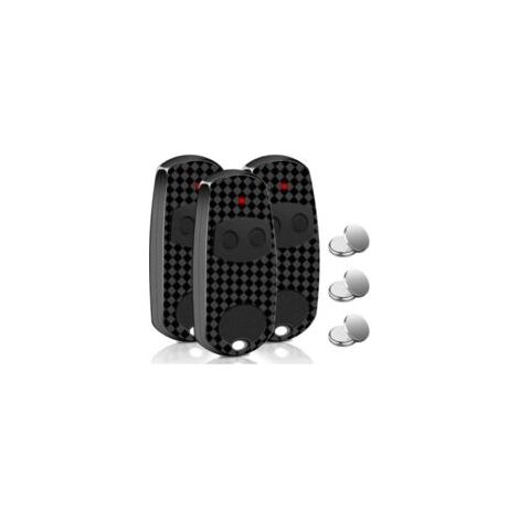 3 mandos a distancia para Came 433.92 MHz Top 432EE, mando a distancia de 2 canales para puerta, compatible con Came Top-432EE/EV/NA - Crezuo