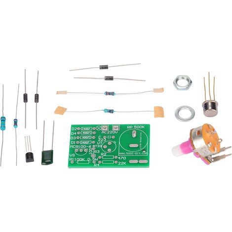 Dimmbares Schaltungsmodul-Kit für Transistor-Schreibtischlampen, Dimmfunktion, elektronische Produktion, DIY-Platine BT33 (1/5)