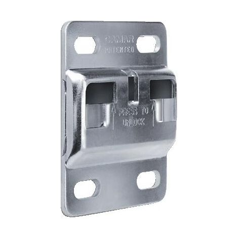 Plaque de suspension 60mm – Acier plaqué zinc – Système anti-affaissement – Charge max 120kg par cintre – Camar