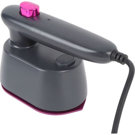 Fer à repasser vapeur de voyage pour vêtements, portable, avec réservoir d'eau de 120 ml, cordon de 1,5 m, défroisseur pour vêtements, idéal pour la maison, les dortoirs et les voyages. Prise UE 220 V (1/5)