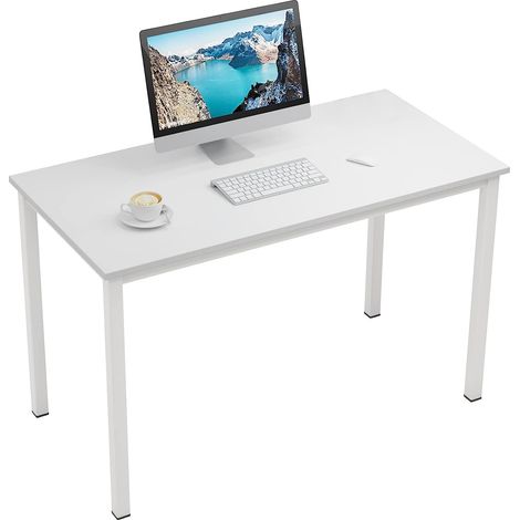soges Schreibtisch Computertisch Klassischer PC Tisch Bürotisch Arbeitstisch Esstisch für Home Office