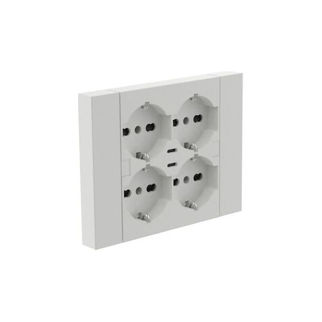 MULTIPRESA INCASSO QUADRA 4 P BIP.SCH + 2 USBC BCA